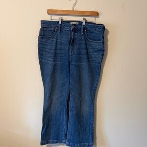 Madewell Women's ‘The perfect vintage flare crop Jean’
